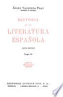 Historia de la literatura española: B. Perído nacional. El siglo XVII