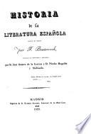 Historia de la literatura española escrita en alemán