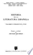 Historia de la literatura española