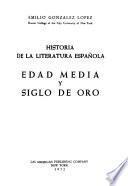 Historia de la literatura española