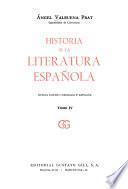 Historia de la literatura española