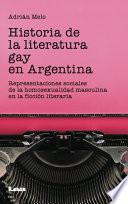Historia de la literatura gay en la argentina. Representaciones sociales de la homosexualidad masculina en la ficción literaria