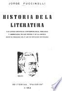 Historia de la literatura