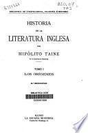 Historia de la literatura inglesa