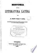 Historia de la literatura latina