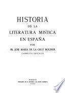 Historia de la literatura mística en España