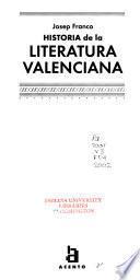 Historia de la literatura valenciana