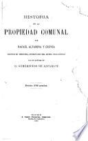 Historia de la propiedad comunal