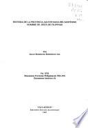 Historia de la Provincia Agustiniana del Smo. Nombre de Jesús de Filipinas: Monumenta Provinciae Philippinarum OSA (XI). Documentos históricos (5)