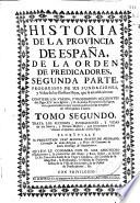 Historia de la provincia de España de la Orden de Predicadores