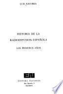 Historia de la radiodifusión española