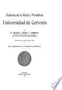 Historia de la Real y Pontificia Universidad de Cervera