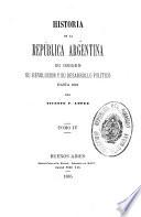 Historia de la República Argentina