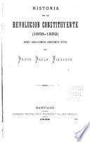 Historia de la revolución constituyente (1858-1859)