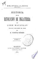Historia de la revolución de Inglaterra