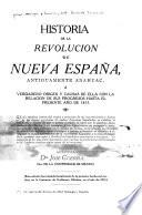 Historia de la revolucion de Nueva España