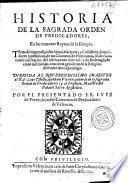 Historia de la sagrada Orden de Predicadores, en los remotos reynos de la Etiopia