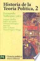 Historia de la teoría política, 2