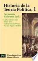 Libro Historia de la teoría política