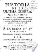 Historia de la ultima guerra