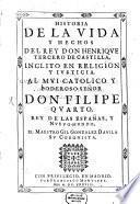 Historia de la Vida y Hechos del Rey Henrico III. de Castilla
