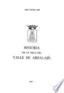 Historia de la villa del Valle de Abdalajís