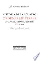 Historia de las cuatro órdenes militares de Santiago, Calatrava, Alcántara y Montesa