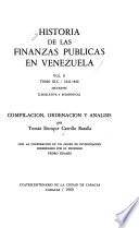 Historia de las finanzas públicas en Venezuela