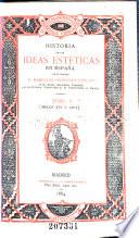 Historia de las ideas estéticas en España