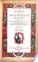 Historia de las ideas estéticas en España