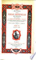 Historia de las ideas estéticas en España