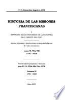 Historia de las misiones franciscanas y narración de los progresos de la geografía en el oriente del Perú