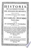 Historia de las reboluciones del Senado de Messina ...