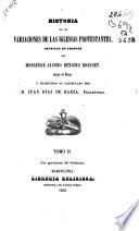 Historia de las variaciones de las iglesias protestantes