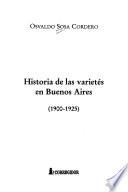 Historia de las varietés en Buenos Aires (1900-1925)