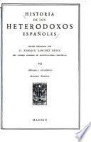Historia de los heterodoxos españoles: Apéndice I: Documentos
