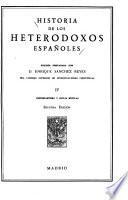 Historia de los heterodoxos españoles: Protestantismo y sectas místicas