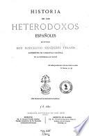 Historia de los heterodoxos expañoles