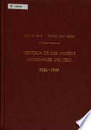 Historia de los museos nacionales del Perú, 1822 1916