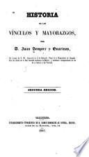 Historia de los vínculos y mayorazgos