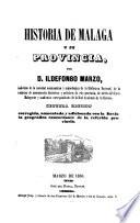 Historia de Malaga e su Provincia