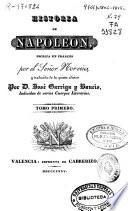 Historia de Napoleón: t. 3, t. 4, t. 5