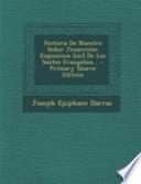 Historia de Nuestro Señor Jesucristo