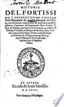 Historia del ... Capitan ... Hernando de Aualos Marques de Pescara, con los hechos ... de otros siete excelentissimos Capitanes (etc.)