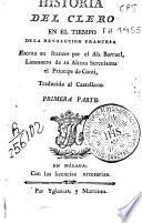 Historia del clero en el tiempo de la Revolución Francesa