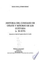 Historia del condado de Oñate y señorío de los Guevara (s. XI-XVI)
