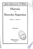 Historia del derecho argentino: El derecho castellano: IV. Epoca de la reconquista. V. Epoca moderna
