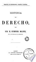 Historia del derecho