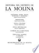 Historia del distrito de La Molina