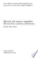 Historia del ensayo argentino